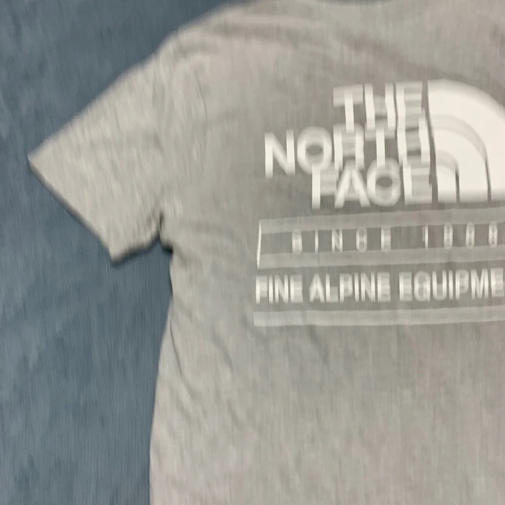 The North Face T-Shirt Men Small Gray Fine Alpine Equipment Casual Everyday Wear